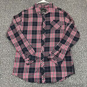 Imperial Motion Shirt Men Extra Large Plaid Flannel Button Up Long Sleeve‎ XL